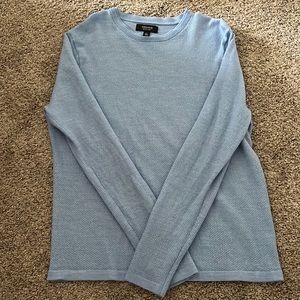 Blue Long Sleeve Sweater Shirt